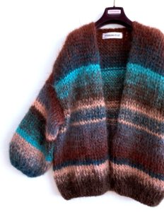 bernadette vest mohair strickjacke