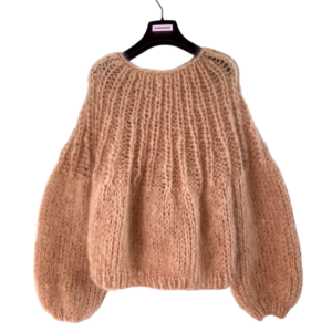 ecofriendly mohair sweater camel