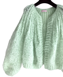 cardigan mint handknit