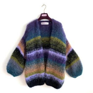 paars vest mohair