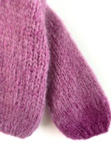 bernadette pull mohair gebreid paars
