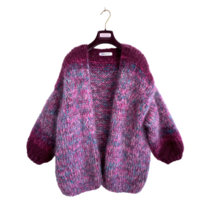 berry cardigan mohair