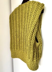 mouwloos vest lime groen vegan
