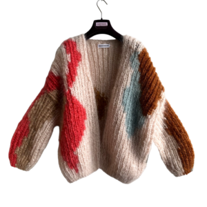 hand gebreide mohair vesten cardigans