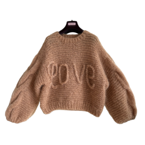 camel sweater mohair gebreid