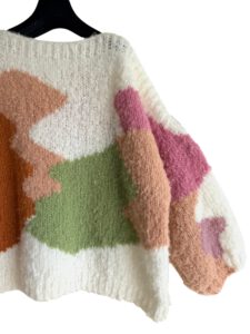 Oversized boothals sweater Kyle van zachte merino