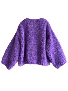 mohair vest Jade Paars