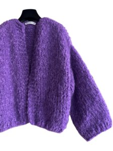 mohair vest Jade Paars